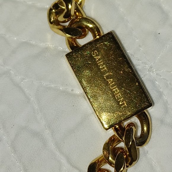 SOLD: Authentic YSL Rare Monogram Small Suede Tassel Crossbody Bag, Camel - Picture 13 of 15